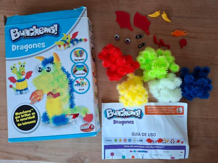 Bunchems draak, Kinderen en Baby's, Speelgoed | Educatief en Creatief, Zo goed als nieuw, Bouwen, Ophalen