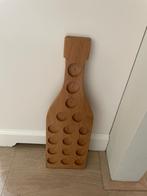 Champagne dop -capsule, -cap in vorm van houten fles. Hout, Verzamelen, Ophalen of Verzenden, Nieuw, Frankrijk, Champagne