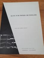 Suite for Pipers or Fiddlers - Tera de Marez Oyens, Muziek en Instrumenten, Bladmuziek, Gebruikt, Overige soorten, Ophalen of Verzenden