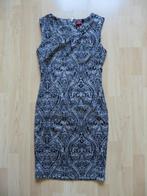 Vintage stijl strak jurk jurkje met paisley print maat 36 S, Nieuw, Ophalen of Verzenden, Maat 36 (S), Zwart