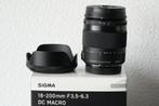 Pentax Sigma 18-200mm F3.5-6.3 DC Macro lens voor Pentax-K, Audio, Tv en Foto, Fotografie | Lenzen en Objectieven, Telelens, Ophalen of Verzenden