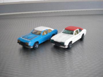 Majorette 1:60 Ford Capri, wit en blauw beschikbaar voor biedingen