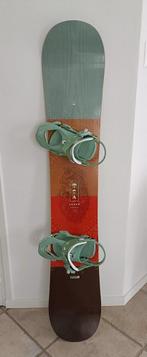 ZGAN Arbor snowboard 1.55 met Arbor bindingen, Sport en Fitness, Snowboarden, Ophalen, Zo goed als nieuw, Board