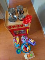 Houten kinder fornuis, Kinderen en Baby's, Speelgoed | Houten speelgoed, Ophalen, Gebruikt, Meubelstuk of Keukentje