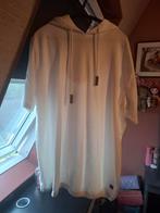 Witte hoodie, trui met capuchon en korte mouwen, maat 48/50, Ophalen of Verzenden, Zo goed als nieuw, Wit, Trui of Vest