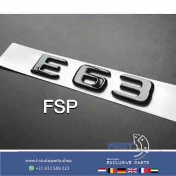 W212 W207 W213 C238 S213 A238 E63 LOGO ZWART E 63 EMBLEEM Me beschikbaar voor biedingen