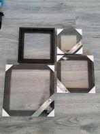 3 nieuwe decoratie frames en 1 gebruikte cadeau., Minder dan 50 cm, Nieuw, Ophalen of Verzenden, Minder dan 50 cm