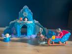Little People Frozen kasteel en Slee, Kinderen en Baby's, Speelgoed | Fisher-Price, Zo goed als nieuw, Ophalen