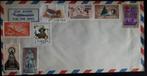 2 Enveloppen met Spaanse Postzegels. Ongestempeld. Samen €2., Ophalen of Verzenden, Envelop