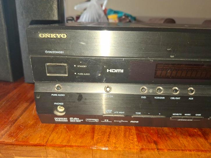 Onkyo Radio Receiver 5.1, Audio, Tv en Foto, Home Cinema-sets, Gebruikt, Overige spelers, 5.1-systeem, 70 watt of meer, Overige merken