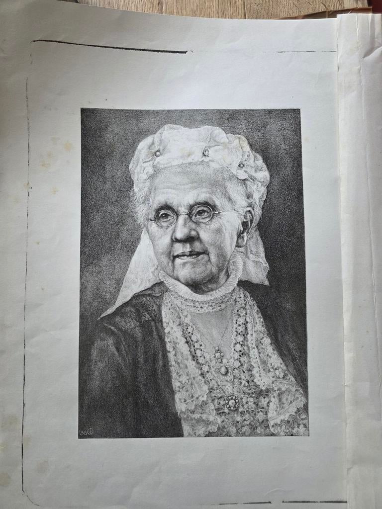 Koningin-moeder Emma van Waldeck-Pyrmont (1858–1934)., Ophalen of Verzenden, Kaart, Foto of Prent