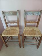 antieke stoeltjes, Huis en Inrichting, Stoelen, Ophalen, Gebruikt, Twee, Bruin