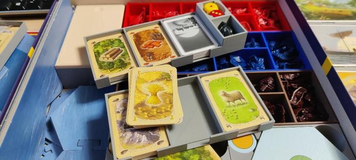 3D insert voor Catan met uitbreidingen, Hobby en Vrije tijd, Gezelschapsspellen | Bordspellen, Nieuw, Een of twee spelers, Drie of vier spelers