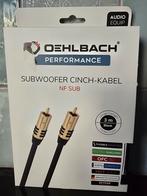 Oehlbach Subwoofer Cinch-Kabel 3m, Audio, Tv en Foto, Audiokabels en Televisiekabels, Ophalen of Verzenden, Zo goed als nieuw