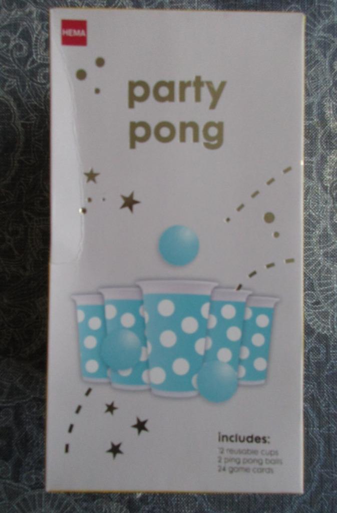 nieuw spel - Party Pong - Hema, Hobby en Vrije tijd, Gezelschapsspellen | Bordspellen, Nieuw, Ophalen of Verzenden