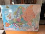 Landkaart Europa - Maps International : 190 x 139 cm, Boeken, Atlassen en Landkaarten, Ophalen, 2000 tot heden, Europa Overig