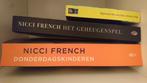 3x Nicci French o.a. Wachten op woensdag, Donderdagskinderen, Boeken, Thrillers, Ophalen of Verzenden, Zo goed als nieuw, Nicci French