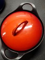 Braadpan oranje hackman, Ophalen of Verzenden, Gietijzer, Koekenpan of Braadpan