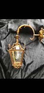 Bijzondere zeldzame  Antieke zware  Hallamp - wand lantaarn, Antiek en Kunst, Ophalen