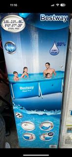 Bestway Steel Pro Zwembad - 3.00m x 2.01m x 66cm, Nieuw, Ophalen of Verzenden, Opzetzwembad, 200 tot 400 cm