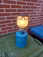 Campingaz gasfles met lamp met elektronische ontsteking., Zo goed als nieuw