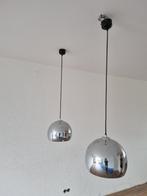Zuiver hanglampen chroom, Huis en Inrichting, Lampen | Hanglampen, Metaal, Zo goed als nieuw, Ophalen, 75 cm of meer
