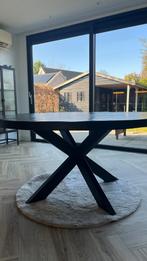Eetkamertafel Rijn, rond. Loods 5, Huis en Inrichting, Tafels | Eettafels, Ophalen, Zo goed als nieuw, Rond