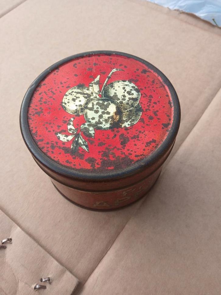 Vintage Rinsche Stroop Appel Blik, Antiek en Kunst, Antiek | Emaille, Ophalen of Verzenden