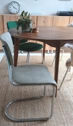 Vintage Gispen 1001 Buisframe Fauteuil, (Elephant), Ophalen, Metaal, Mid-Century, Eén