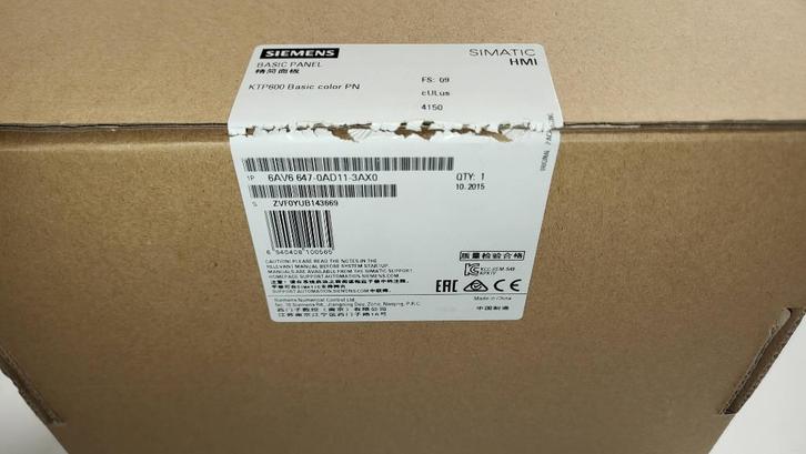 Siemens HMI Basic panel KTP600 color *Nieuw*, Hobby en Vrije tijd, Elektronica-componenten, Nieuw, Ophalen of Verzenden