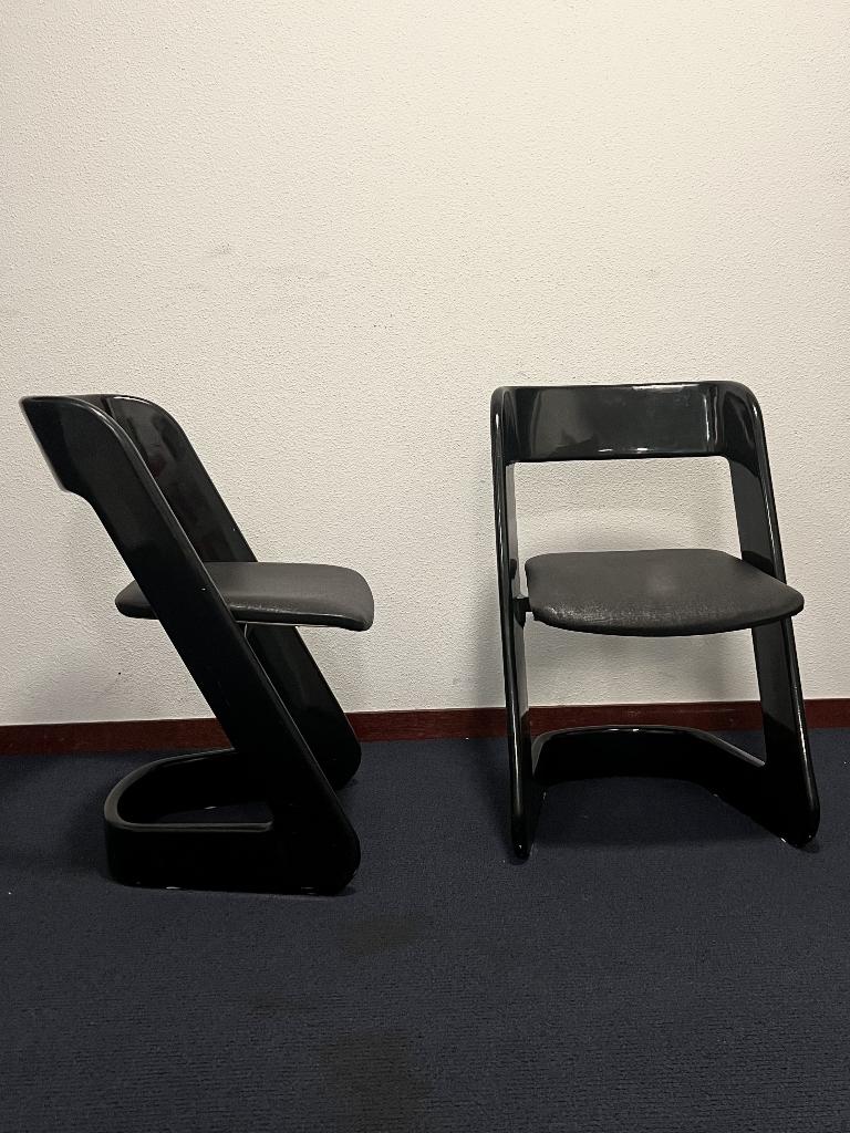 Peter Ghyczy Lucy stoelen ( 200 pstuk), Ophalen, Twee, Zwart, Peter Ghyczy Lucy stoelen