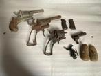 Set 2 van 3 Penvuur Revolvers 7 mm voor Restauratie, Antiek en Kunst, Ophalen of Verzenden