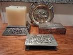 zipla90 zilver sigaretten set, Antiek en Kunst, Ophalen of Verzenden, Zilver