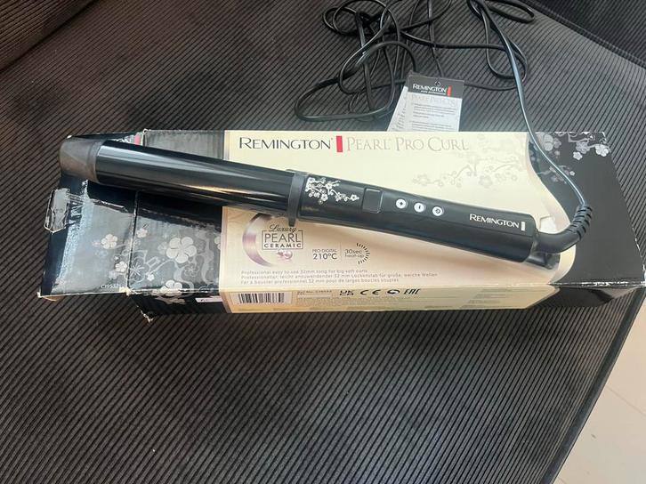 Remington Pearl Pro Curl krultang 32mm, Sieraden, Tassen en Uiterlijk, Uiterlijk | Haarverzorging, Zo goed als nieuw, Krultang of Stijltang