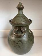 Vintage keramiek Rhoda Giethoorn Inmaakpot / Confitpot Groen, Antiek en Kunst, Ophalen of Verzenden