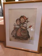 Hummel Tekeningen - Ingelijst, Antiek en Kunst, Kunst | Tekeningen en Foto's, Ophalen of Verzenden