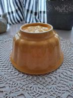 Oude donkergele puddingvorm, Antiek en Kunst, Ophalen of Verzenden