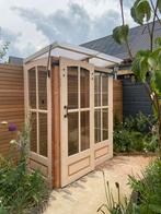 DIY Tuinkas Wandkas Kweekkas met Hardhouten Deuren, Ophalen, Glas, Gebruikt, Overige materialen