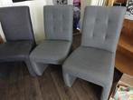 3 eetkamer stoelen nieuwstaat - beige - wieltjes, Ophalen, Overige kleuren, Drie, Zo goed als nieuw