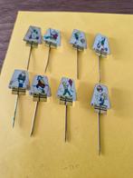 Sp 706 Vintage Blue Band Speldjes Set van 8, Verzamelen, Speldjes, Pins en Buttons, Ophalen of Verzenden, Gebruikt, Sport, Speldje of Pin
