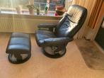 Ekornes stressless relaxfauteuil met voetenbank, Huis en Inrichting, Fauteuils, Ophalen, Scandinavisch design, Gebruikt, 50 tot 75 cm