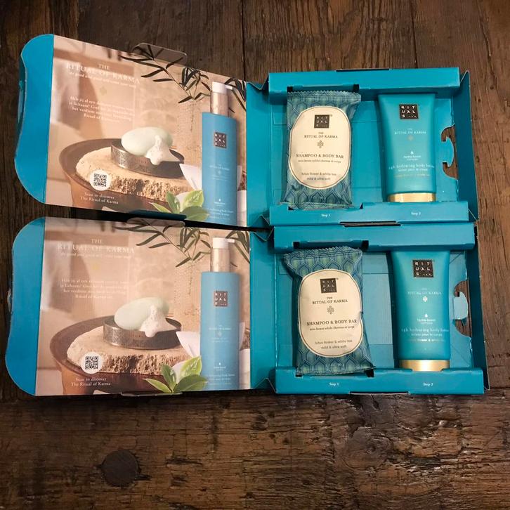 Rituals Karma Set - Shampo, Bodycrème & Bodylotion, Sieraden, Tassen en Uiterlijk, Uiterlijk | Lichaamsverzorging, Nieuw, Bad & Douche