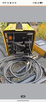 Lasapparaat Ferm Concept 1500 in doos met laskap en gebruiks, Doe-het-zelf en Verbouw, Gereedschap | Lasapparaten, Ophalen, Gebruikt