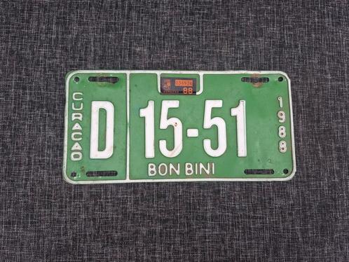 Curaçao kentekenplaat Nummerplaat nummerbord License plate, Verzamelen, Automerken, Motoren en Formule 1, Gebruikt, Auto's, Ophalen of Verzenden