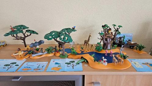 playmobil safari sets 4827 + 4828 + 4830 + 4834, Kinderen en Baby's, Speelgoed | Playmobil, Zo goed als nieuw, Complete set, Ophalen