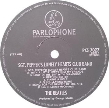 LP The Beatles Sgt. Pepper's Lonely Hearts Club Band nederld