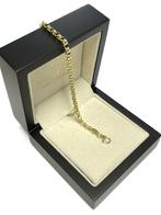 14 Karaat Gouden Jasseron Schakel Armband - 19 cm / 3,5 mm, -, -, Nieuw, Ophalen of Verzenden