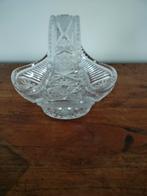 Boheems Kristallen Mandje, Antiek en Kunst, Antiek | Glas en Kristal, Ophalen of Verzenden