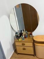 Kaptafel met spiegel, Ophalen of Verzenden, Zo goed als nieuw, Hout, Minder dan 100 cm