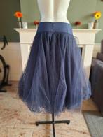 Imperial blauwe tule chique droom rok L valt als 38 M, Maat 38/40 (M), Zo goed als nieuw, Imperial, Onder de knie
